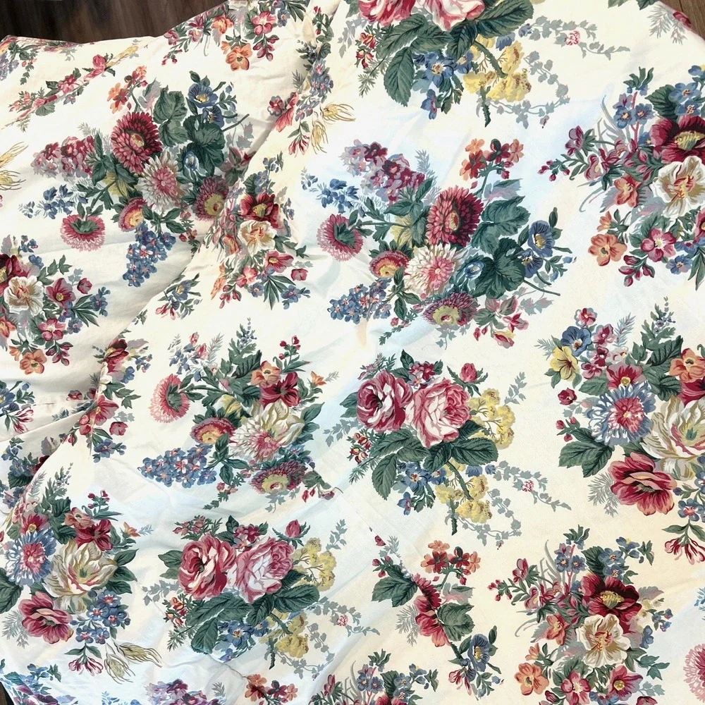 Ralph Lauren Elaine Floral Multicolored Full/Queen Comforter 2 Shams Bed Skirt